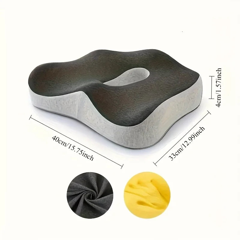 Coussin d'assise ergonomique en mousse à mémoire de forme