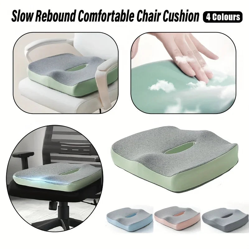 Coussin d'assise ergonomique en mousse à mémoire de forme