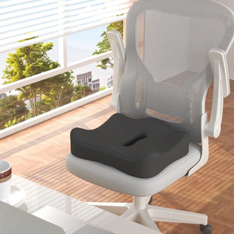 Coussin d'assise ergonomique en mousse à mémoire de forme