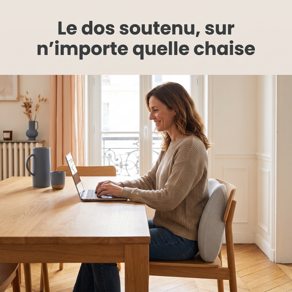 Le dos soutenu, sur n'importe quelle chaise